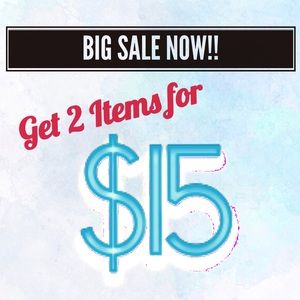 SALE✅ BUY 2 for $15!